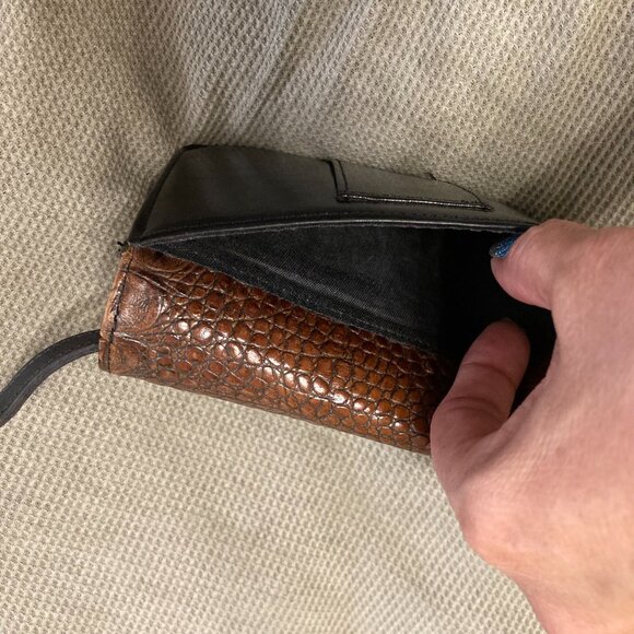 Great Condition, BRAHMIN, Jane in Pecan Melbourne, Crossbody Bag or Clutch - Picture 7 of 7